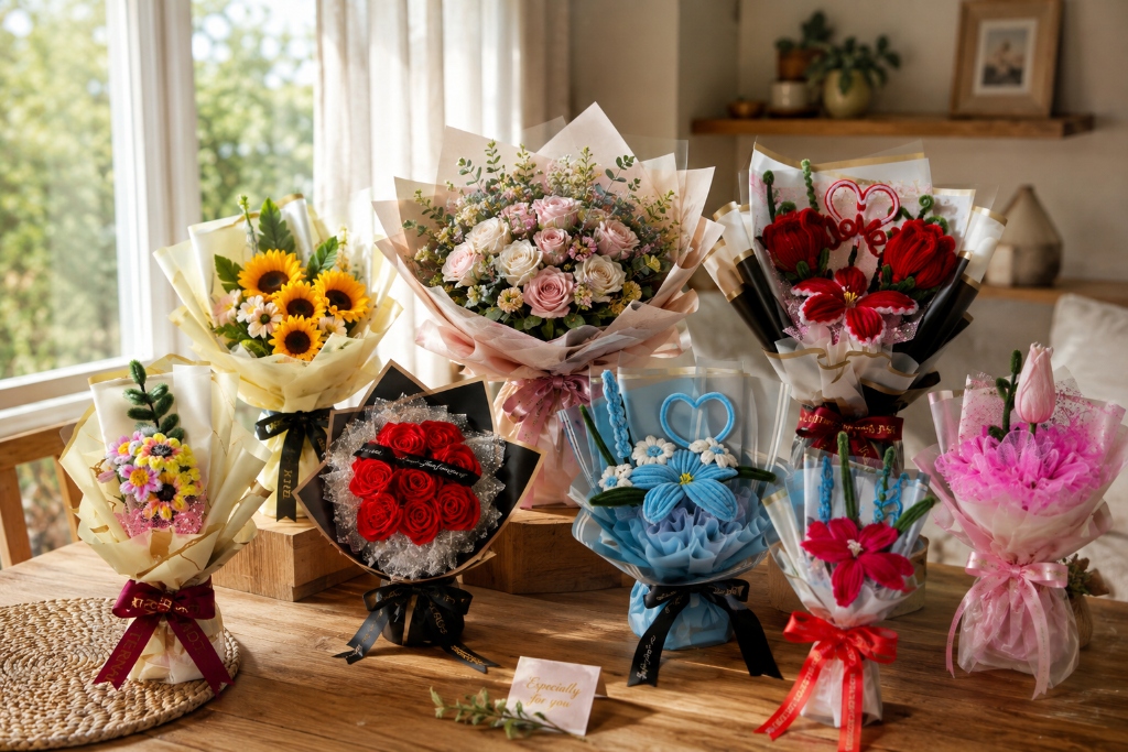 Handcrafted flower bouquets delivered fresh in Nepal