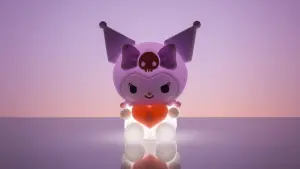 Glow Buddy Kuromi Silicone Touch LED Night Lamp