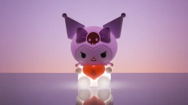 Glow Buddy Kuromi Silicone Touch LED Night Lamp