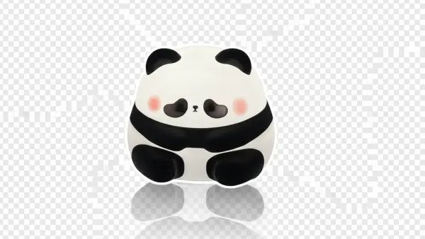Glow Buddy Chubby Panda Squishy Touch LED Lamp