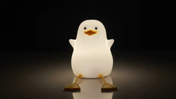 Glow Buddy Cute Duck Touch Sensor Silicone Night Lamp