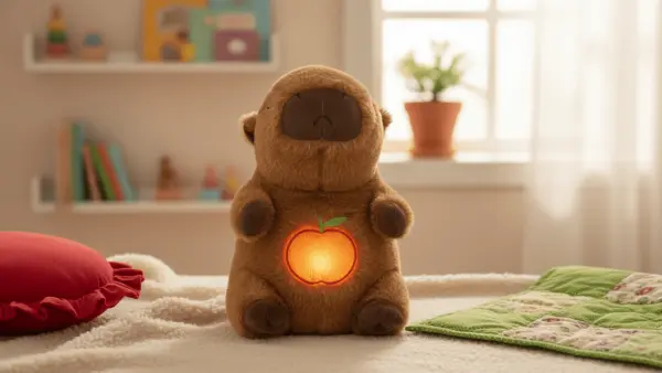 Breathing Capybara Soothing Plush Toy for Sleep & Stress