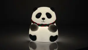 Glow Buddy Scarf Panda Silicone LED Night Light